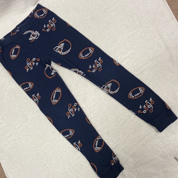 Carters navy blue snug fit cotton football pajamas size 10 boys - Picture 7 of 12